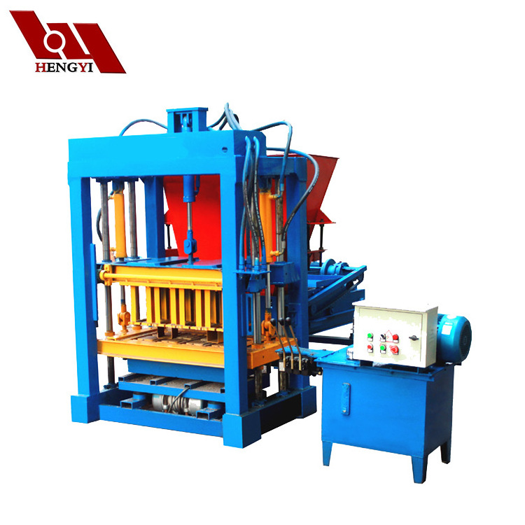 colorful paver block machine/cinder block maker/concrete block making machine diesel QT4-25BH