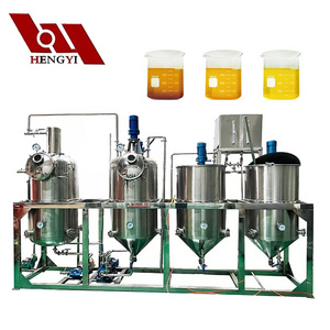 sunflower oil refining machine/mini crude oil palm refinery plant cost small scale cooking oil refining machine/oil refinery