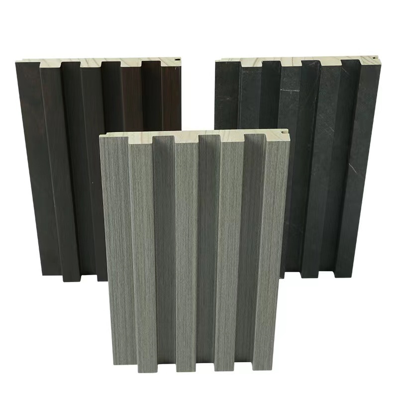 solid wood  distinctive Vertical wooden grain connecting overlapping planks simple operation decoration wall panel