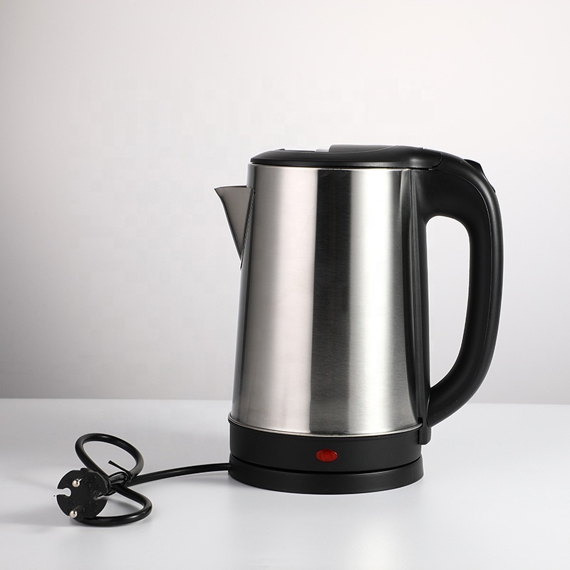 Factory Wholesale Home Appliances 2.3L Water Kettle Electric Black Stainless Steel Electric Kettle