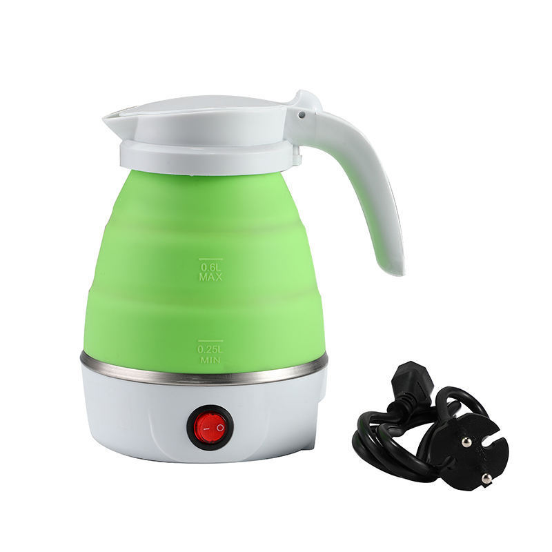 0.6L Travel Folding Food Grade Portable Silicone Electric Kettle Household Mini Electric Tea Kettle