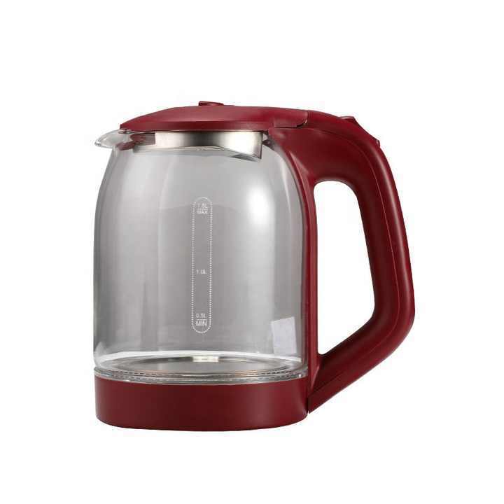 Hot Sale Portable Hotel Electric Tea Kettle Glass Large Capacity Water Boiler Electric Kettle