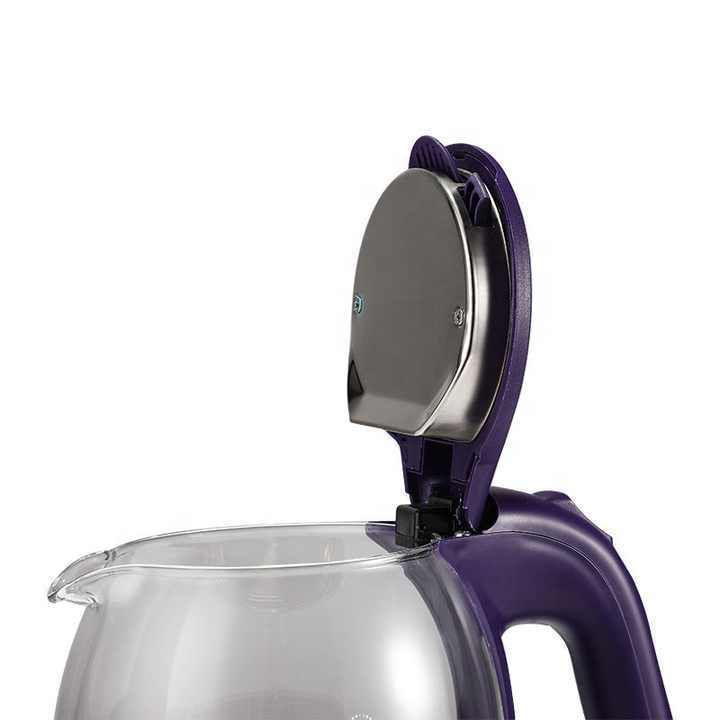 Hot Sale Portable Hotel Electric Tea Kettle Glass Large Capacity Water Boiler Electric Kettle