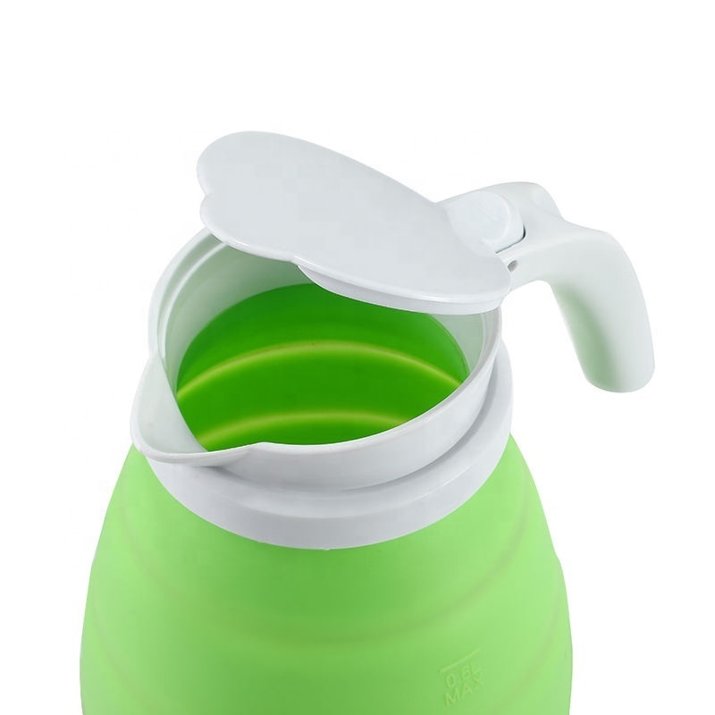 0.6L Travel Folding Food Grade Portable Silicone Electric Kettle Household Mini Electric Tea Kettle