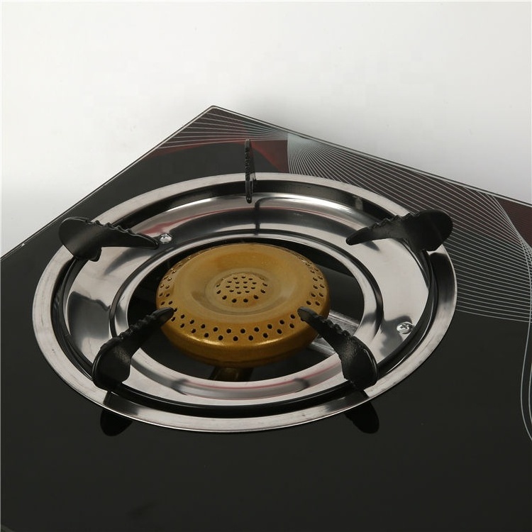 Best Quality Gas Cooktop Household 2 Burner Table Gas Stove Tempered Glass Top Gas Stove