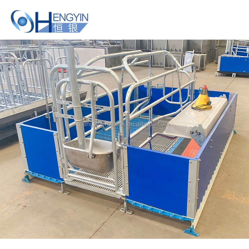 Hot selling high quality pig farm breeding machine sow cages stall farrowing crates for sows and piglets