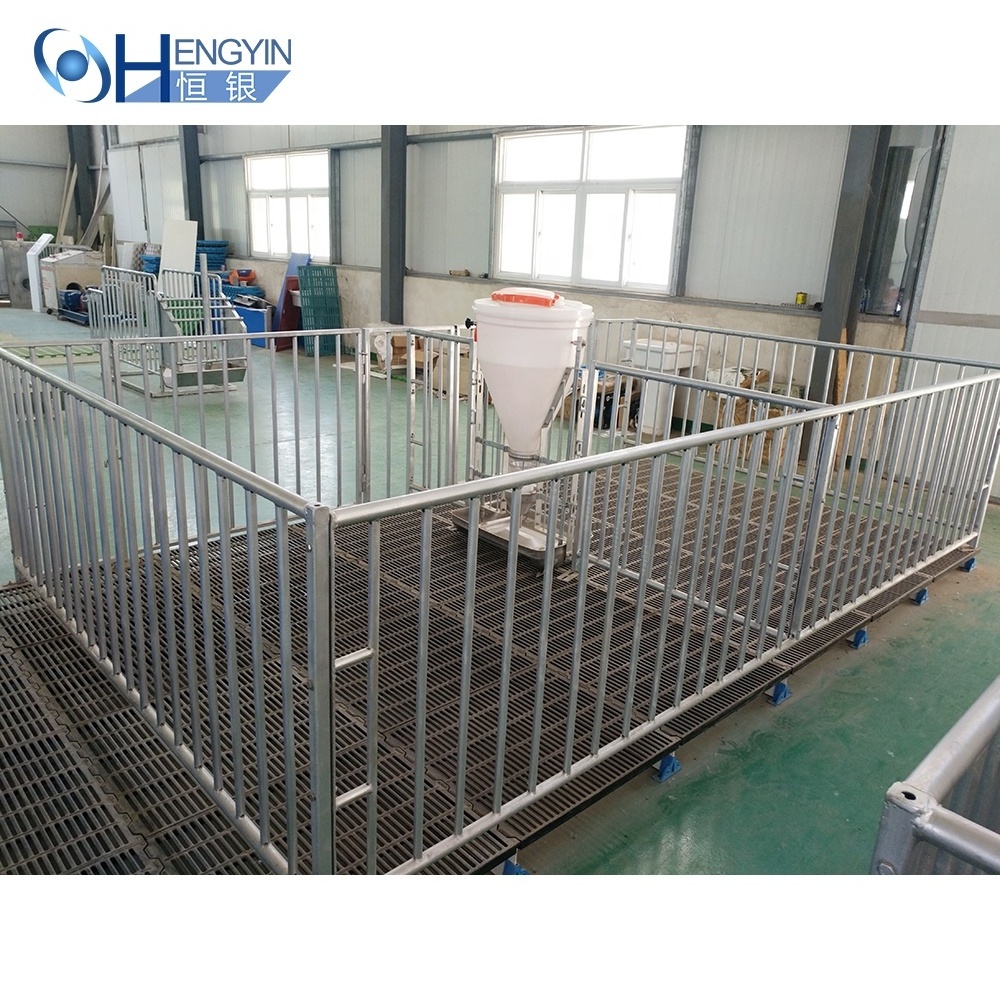 Factory direct pig farm equipment pig fattening pen finishing crates hot dip galvanized steel animal cages