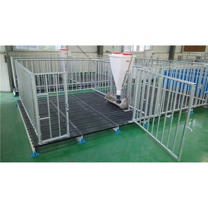 Factory direct sale pig farm equipment pig fattening pen finishing crates hot dip galvanized steel animal cage pig cage