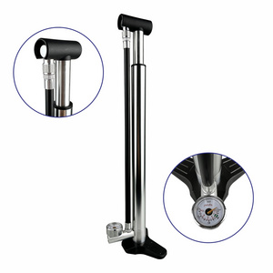 High Quality Bike Tire Air Pump 150psi Mini Portable Bicycle Floor Pump with Gauge