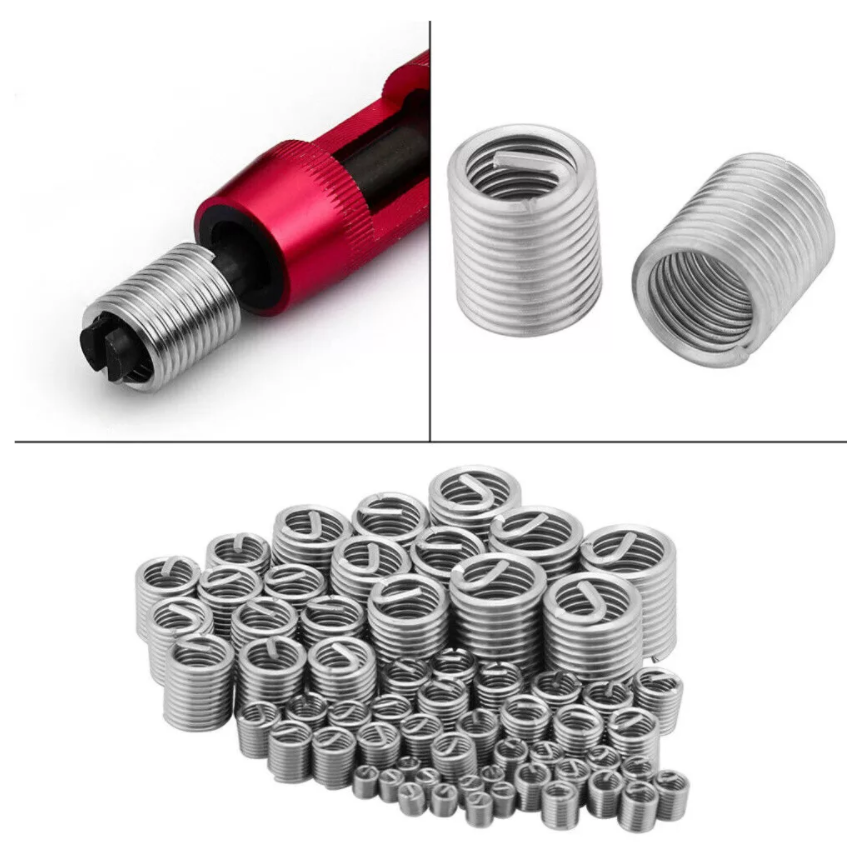 Stainless Steel Din8140 Wire Threaded Repair Inserts Coiled Wire Helical Screw Thread Inserts