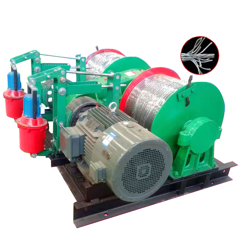 Double Drum Diesel 32t Working Load Hydraulic Barge Mooring Crane Winch 1t/3t/8t Electric Anchor Towing Winch