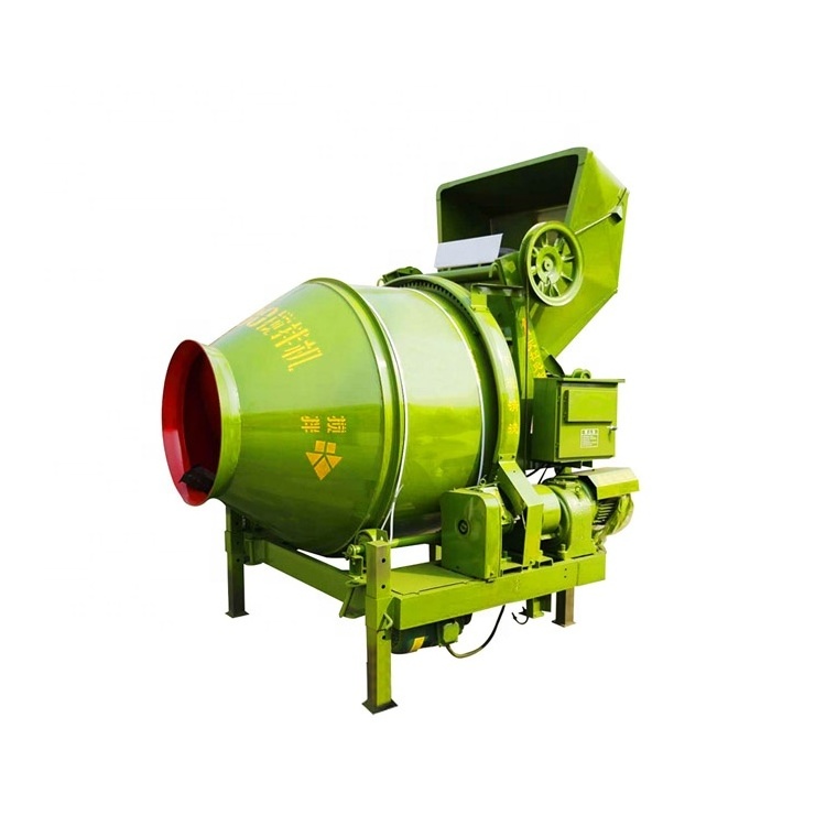 Industrial Self-loading Electric Concrete Mixer Drum Horizontal Concrete Mixer with Cylinder