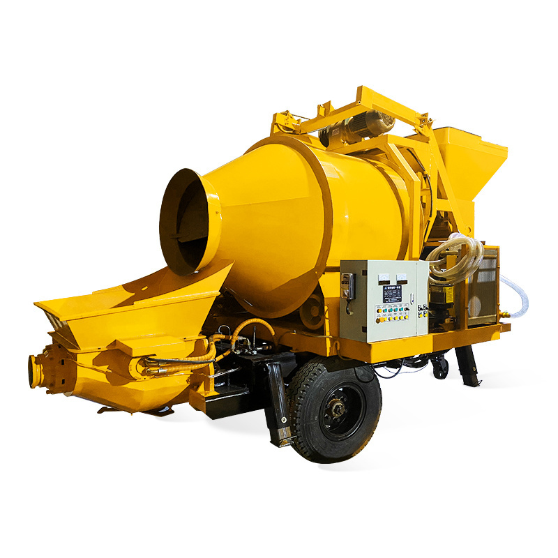 new portable concrete mixer machine jzc350 small portable concrete mixer with pump concrete mixers trailer pump