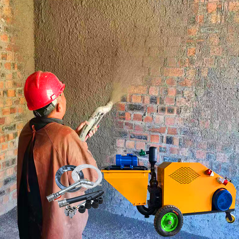 Good Price Plastering Spraying Machine Building Materials Cement Export  Putty Mortar Spraying Plaster Machine