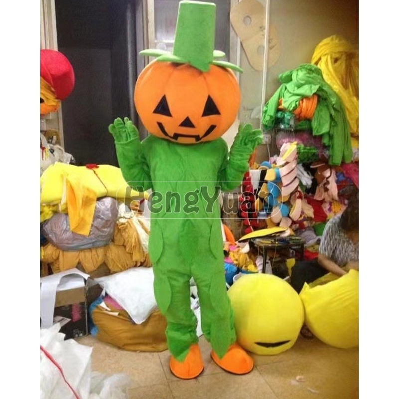 Hengyuan Halloween pumpkin Mascot Character Animal Cosplay Mascot Costume Cute Cartoon Anime Game Mascot TV & Movle Costumes