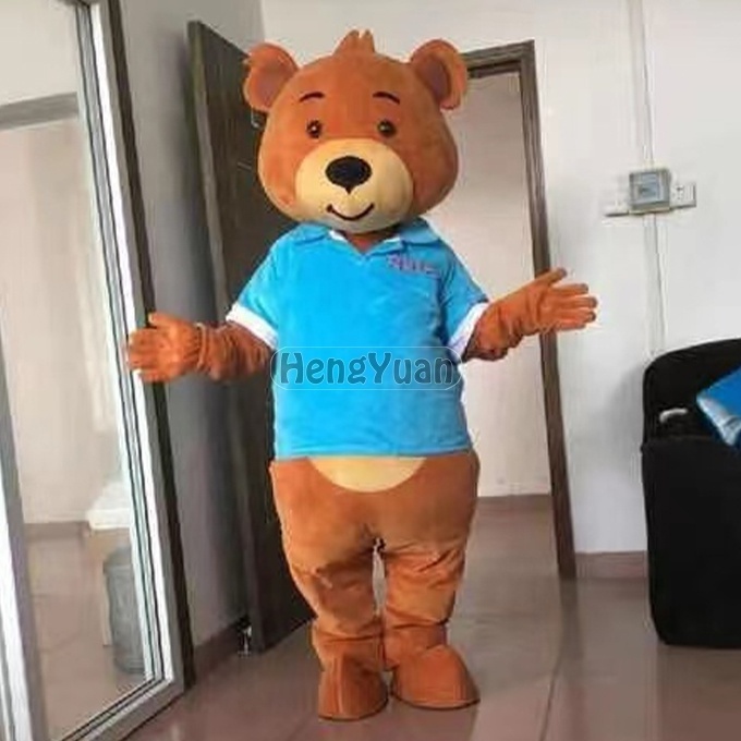 Hengyuan Custom Bear Panda Dinosaur Animal Mascot Costume Adult Customized Animal Cosplay Fancy Dress Performance for Sale