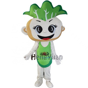 Hengyuan Custom Chinese Cabbage Vegetable Character Mascot Costume Cosplay Food Cartoon Potato Halloween Birthday Party Adult