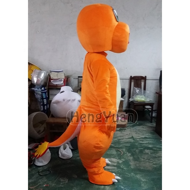 Hengyuan Halloween Party Anime Costumes Use Barney Mascot Costume Purple Dragon Mascot For Sale TV & Movle Costumes