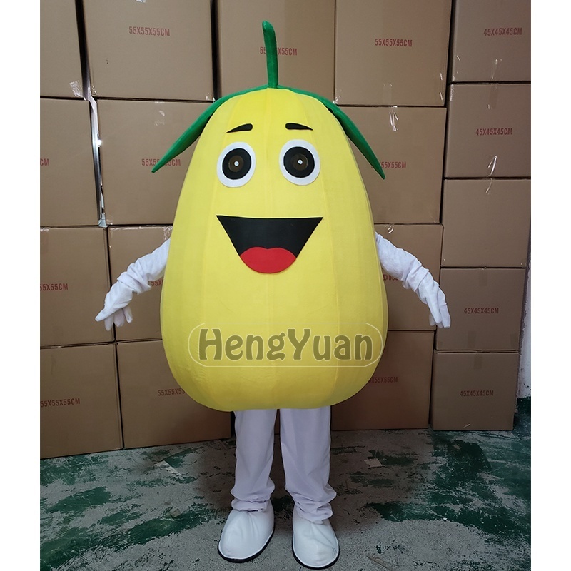 Hengyuan Carton fruit adult yellow apple mascot costume / Green apple Fruit mascot costume/ Red apple mascot costume TV & Movle