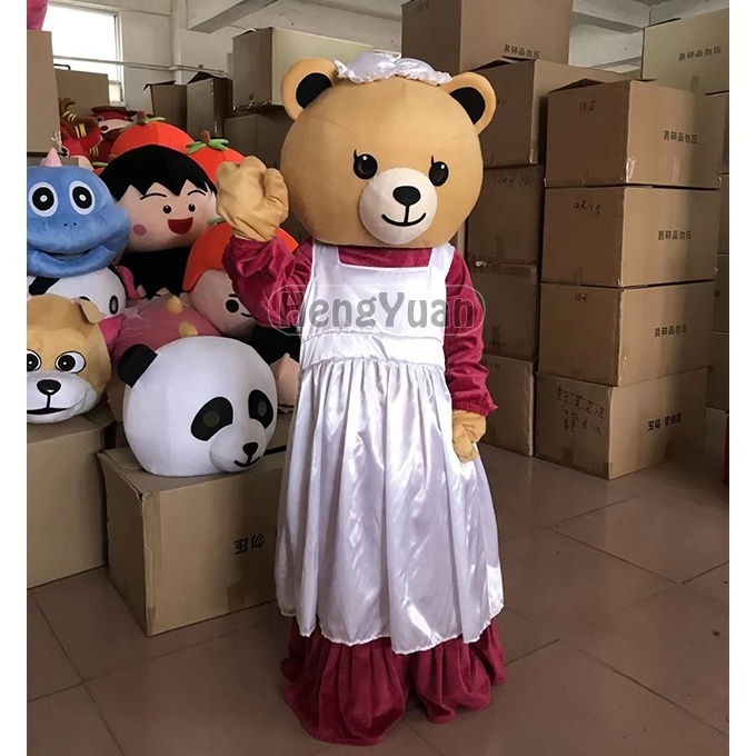 Hengyuan Custom Bear Panda Dinosaur Animal Mascot Costume Adult Customized Animal Cosplay Fancy Dress Performance for Sale