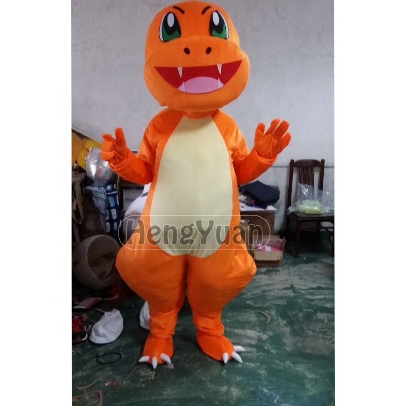 Hengyuan Halloween Party Anime Costumes Use Barney Mascot Costume Purple Dragon Mascot For Sale TV & Movle Costumes