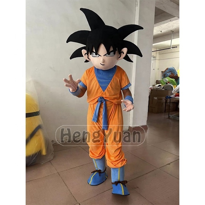 Hengyuan characteristic Goku monkey mascot costume cartoon mascot for kids party