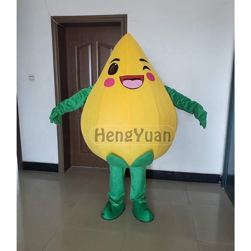 Hengyuan Carton fruit adult yellow apple mascot costume / Green apple Fruit mascot costume/ Red apple mascot costume TV & Movle