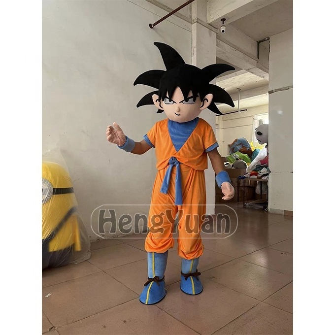 Hengyuan characteristic Goku monkey mascot costume cartoon mascot for kids party