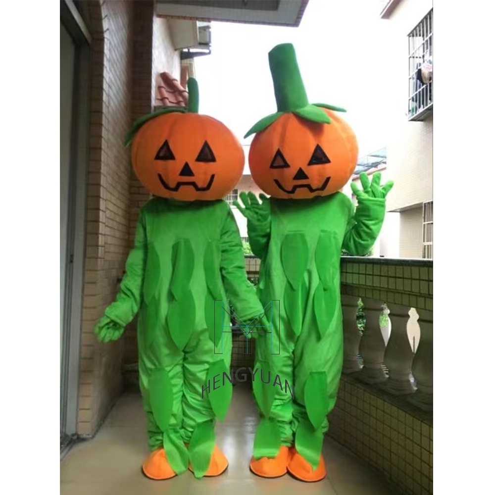 Hengyuan Pumpkin Mascot Costume For Cosplay Party Adult Pumpkin Inflatable Costume Party Show Doll