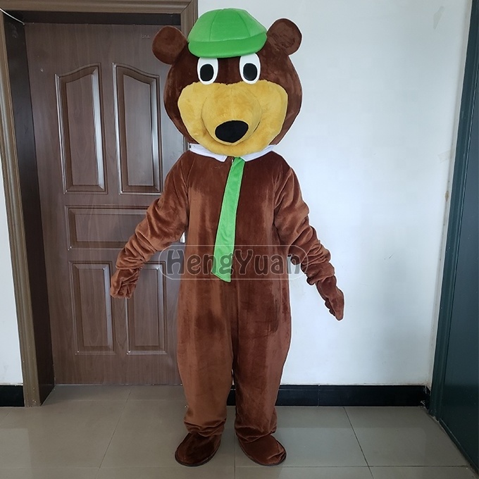 Hengyuan Custom Mascot Costume Blue T-shirt Bear Mascot Costume Lovely Bear Character Mascot Costume For Party