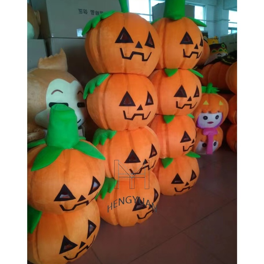 Hengyuan Pumpkin Mascot Costume For Cosplay Party Adult Pumpkin Inflatable Costume Party Show Doll