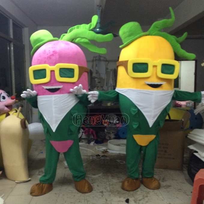 Hengyuan Custom Chinese Cabbage Vegetable Character Mascot Costume Cosplay Food Cartoon Potato Halloween Birthday Party Adult