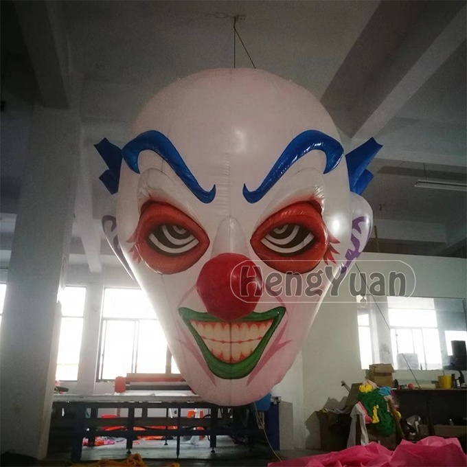 Shining Happy Halloween Party Bar Haunted House Large Thick Inflatable Pumpkin Eyeball Halloween Decoration