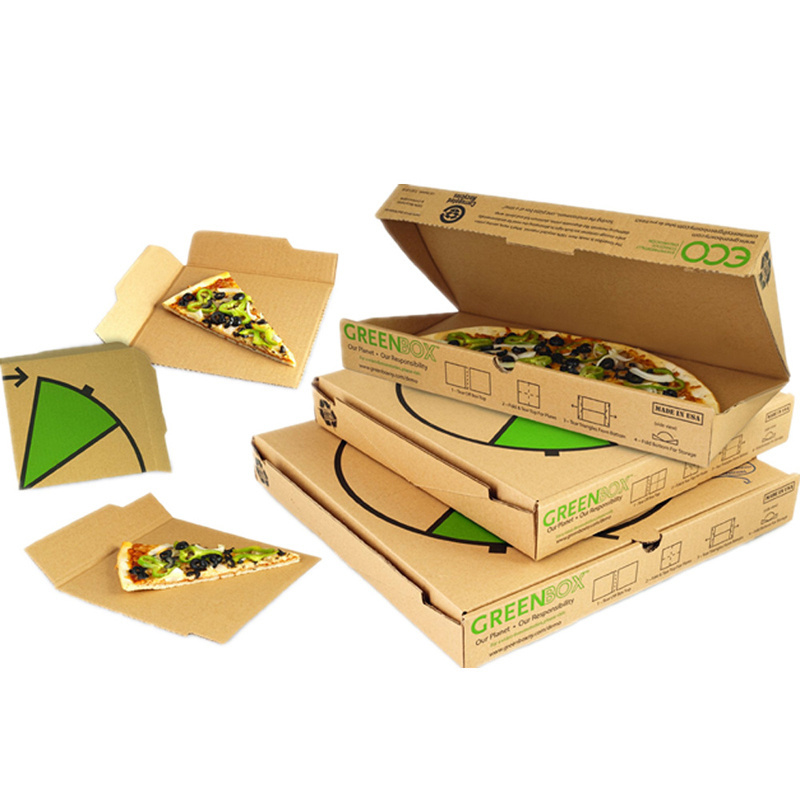 caja para pizza wholesale corrugated boxes disposable takeaway packing custom pizza boxes