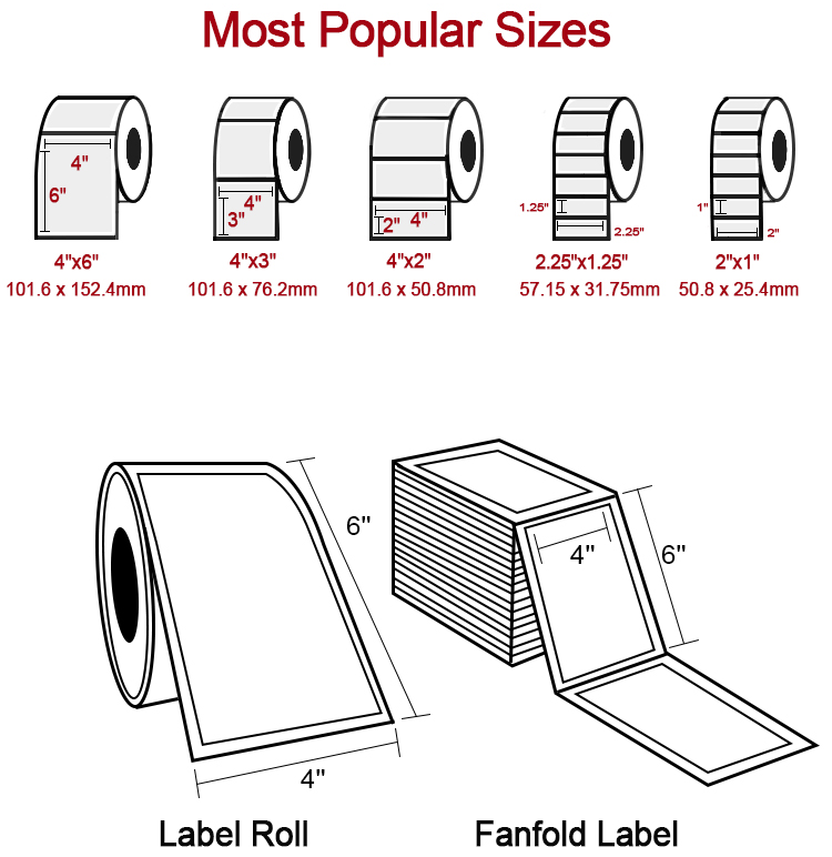 Custom Color 4x6 inch Direct Thermal Label 100x150mm Shipping Waybill Sticker Adhesive Thermal Label