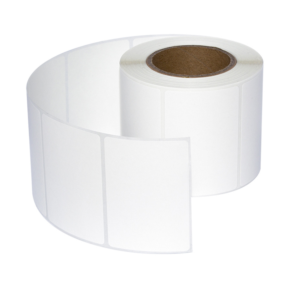 Self Adhesive Sticker Direct Thermal Label 38x25 50x25 60x40 Direct Thermal Barcode Label Roll