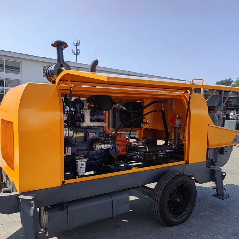 HBS/HBTS 30~80 Portable concrete pumps concrete mixer pump concrete construction machine with low price for sell