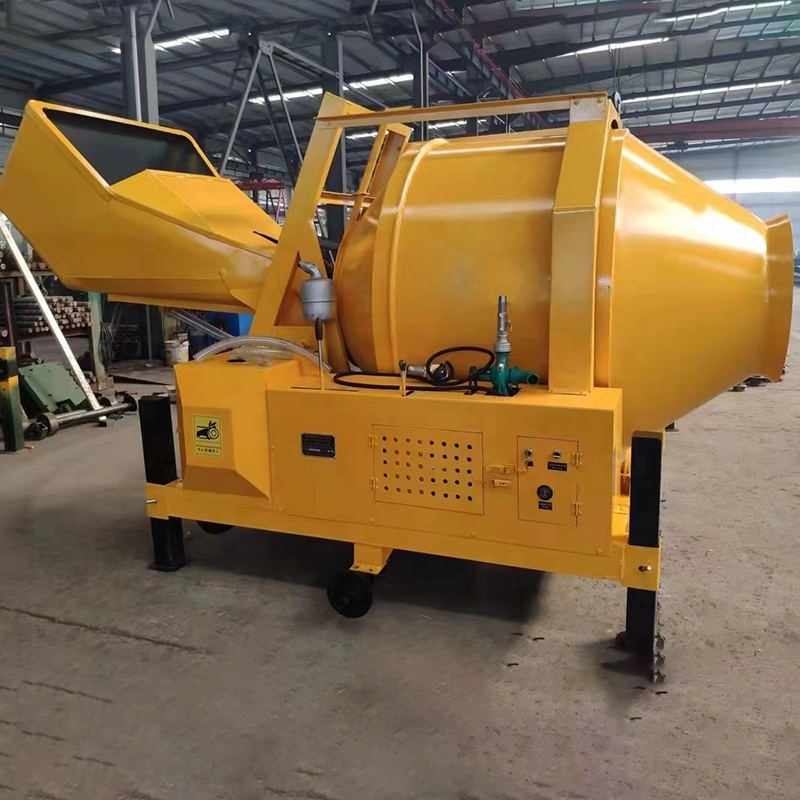 Factory price portable Diesel Small Concrete Mixer machine self loading 350L concrete mixer for sale