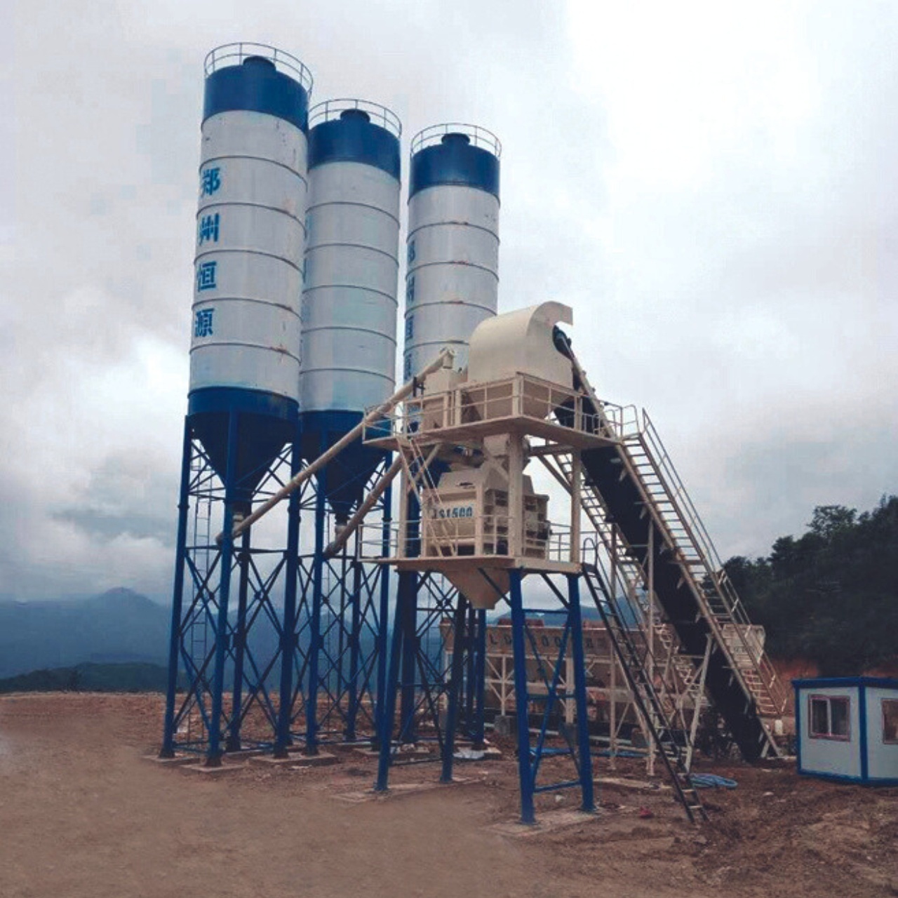 Fully automatic Ready Concrete Mixing Plant With Capacity From 25m3/h to 240m3/h Concrete Batching Plant hopper lift/belt type