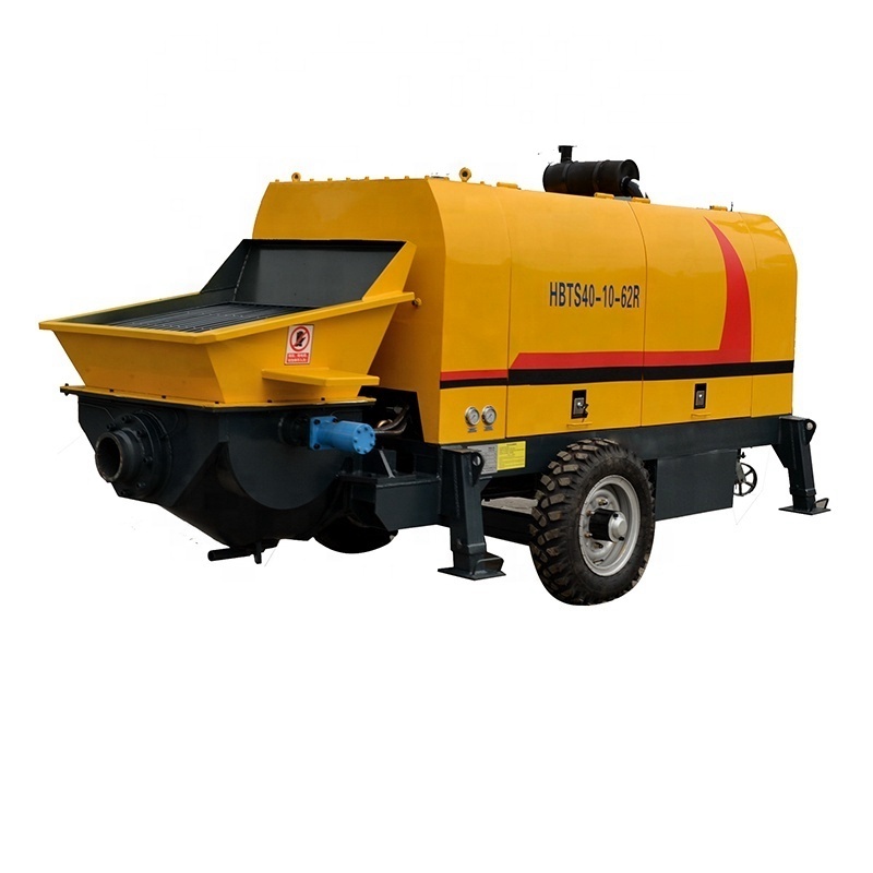 Best quality 40m3/h diesel concrete pump machine mobile portable small concrete pump