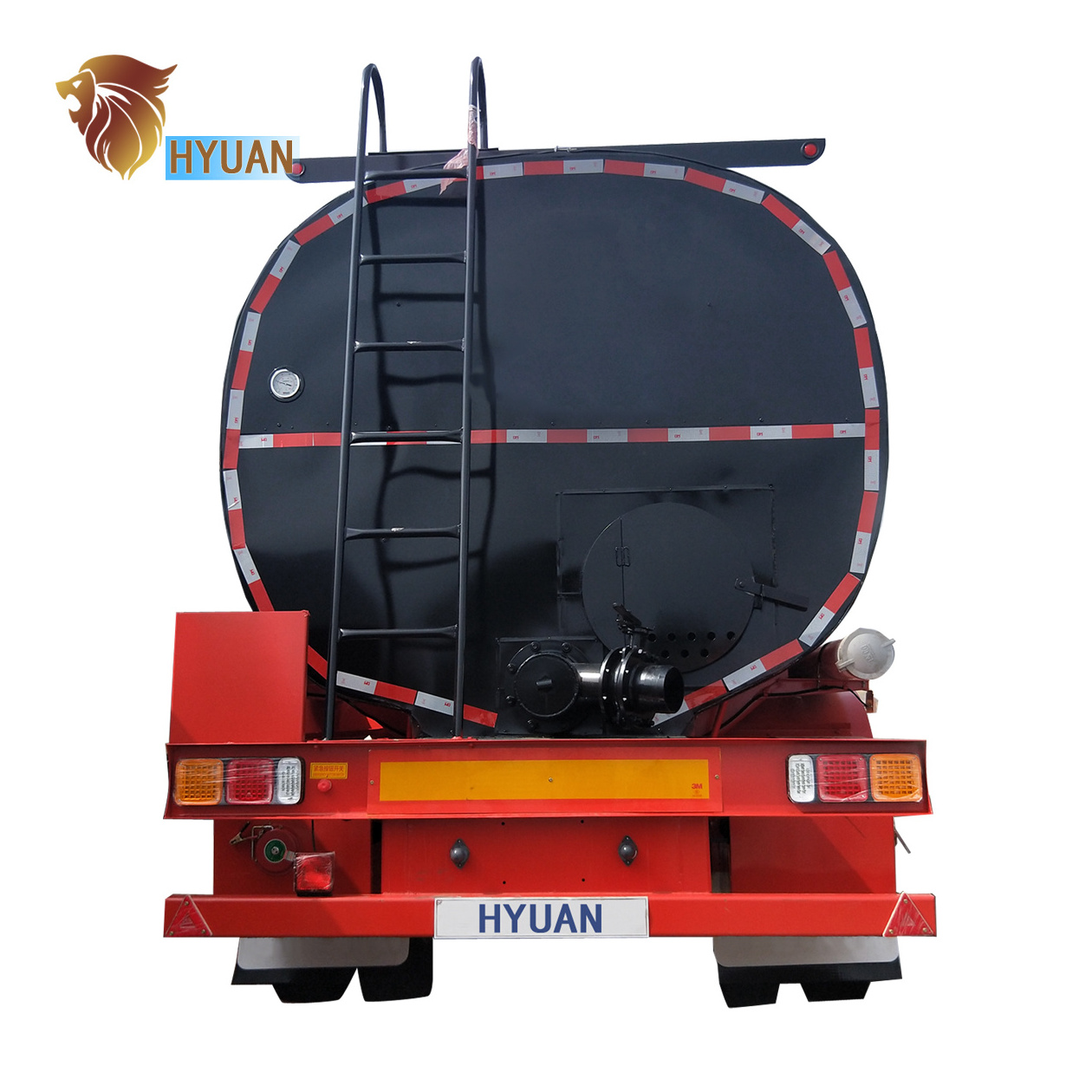 3 Axes Bitumen Truck Trailer Asphalt Liquid Bitumen Heating Storage Truck