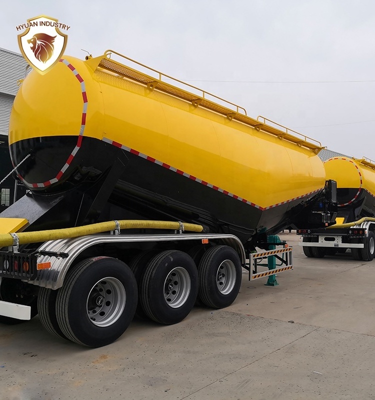 50ton 60ton V type Bulk Cement Tank Trailer 3axle Fly Ash Cement Bulker sales