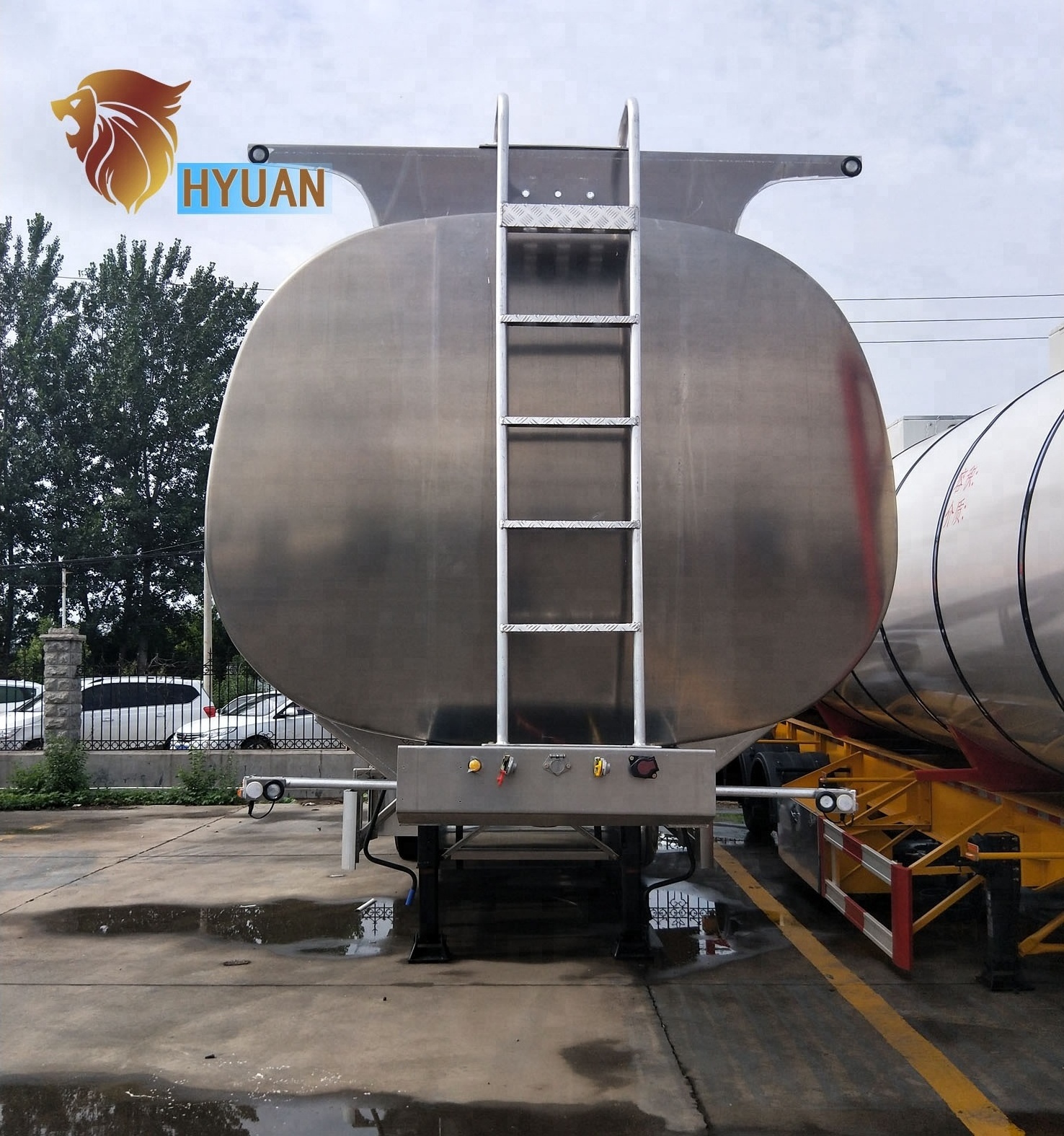 28T LPG gas tank tankers semi-trailer semi trailer truck for sale