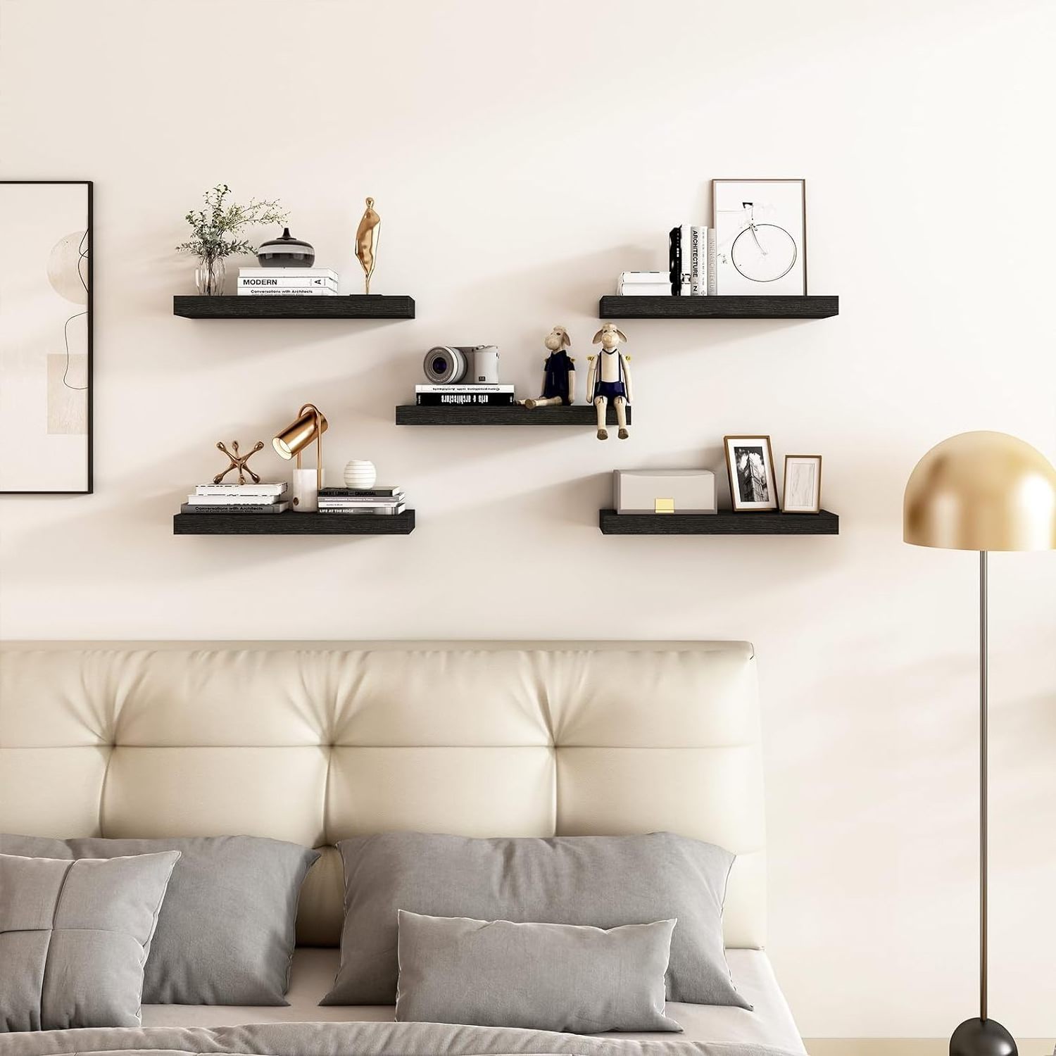 Beautifully Crafted Solid Wood Wall Shelf - A Stylish & Durable Addition to Your Home Decor Wooden Wall Shelf