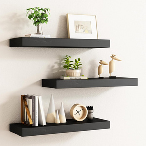 Beautifully Crafted Solid Wood Wall Shelf - A Stylish & Durable Addition to Your Home Decor Wooden Wall Shelf