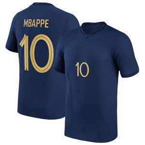 2022 High Quality Customized France national team Soccer Jersey MBAPPE 10  Football Jersey for men and kids