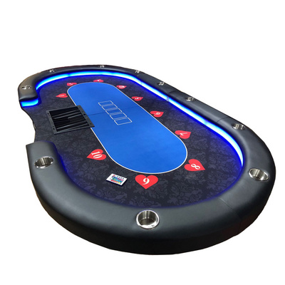 LED Poker Table Top Casino Texas Table Board Customized Gambling Table