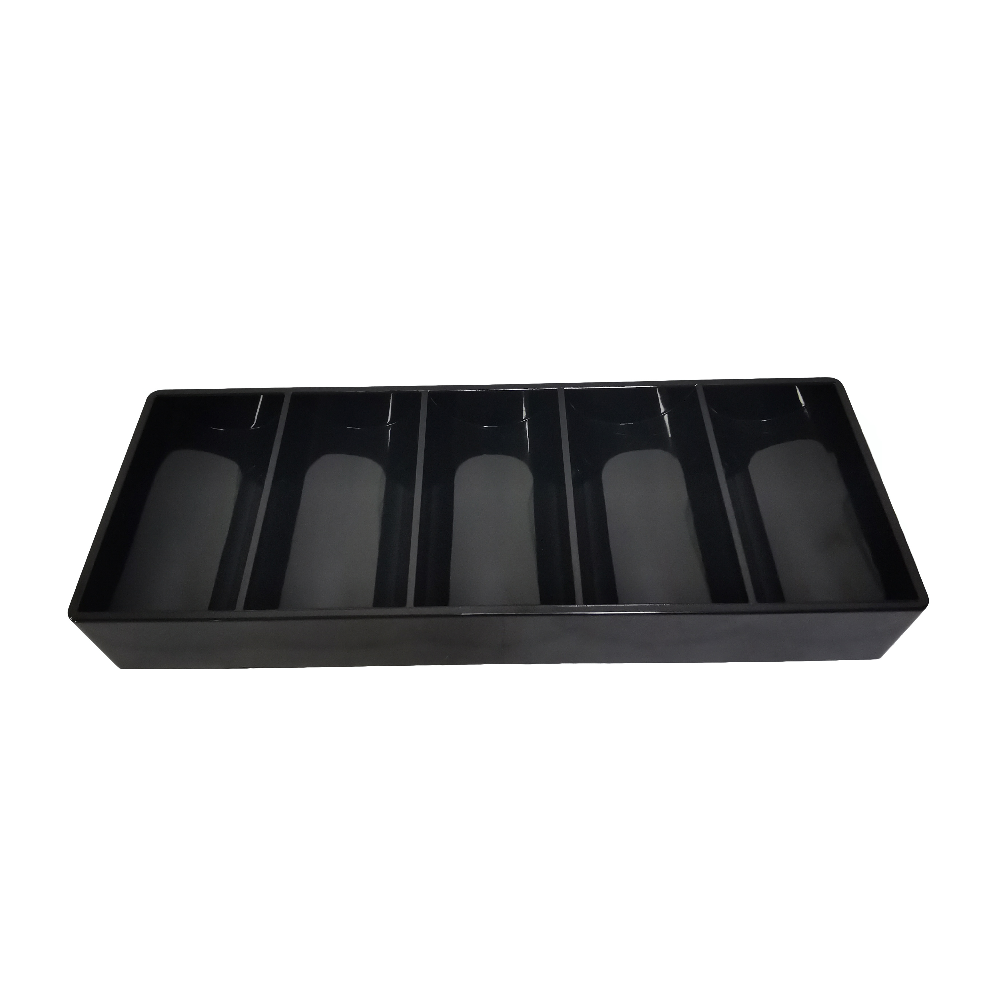 Hot Sale 100 Pieces Acrylic Poker Chip Holder 40mm Casino Black Chip Tray