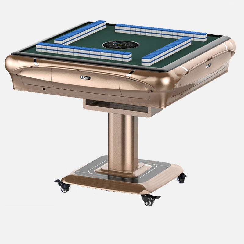 Automatic Mahjong Table Metal Folding Mahjong Table with wheels Silent Automatic Mahjong Table