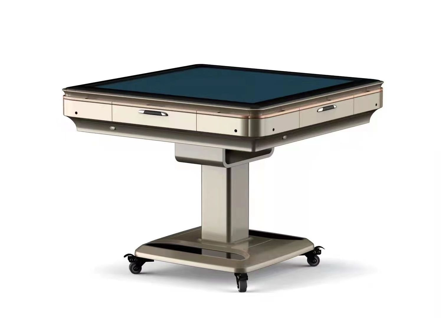 Automatic Mahjong Table Metal Folding Mahjong Table with wheels Silent Automatic Mahjong Table